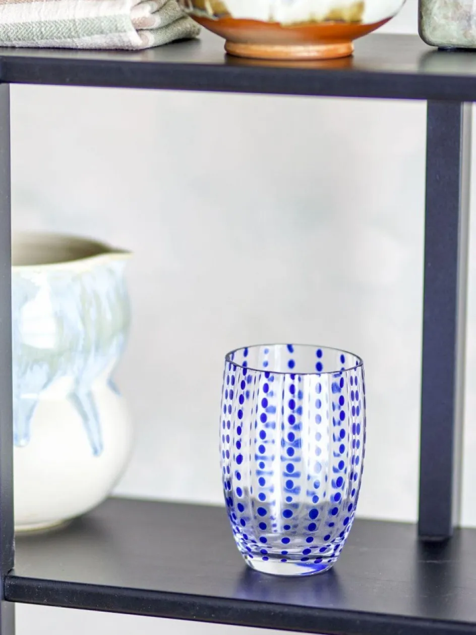 Outlet Bloomingville Brinley Drikkeglas 4 stk. 35 cl, Blå