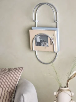 Discount Bloomingville Carlton Magasinholder H51 cm, Sølv