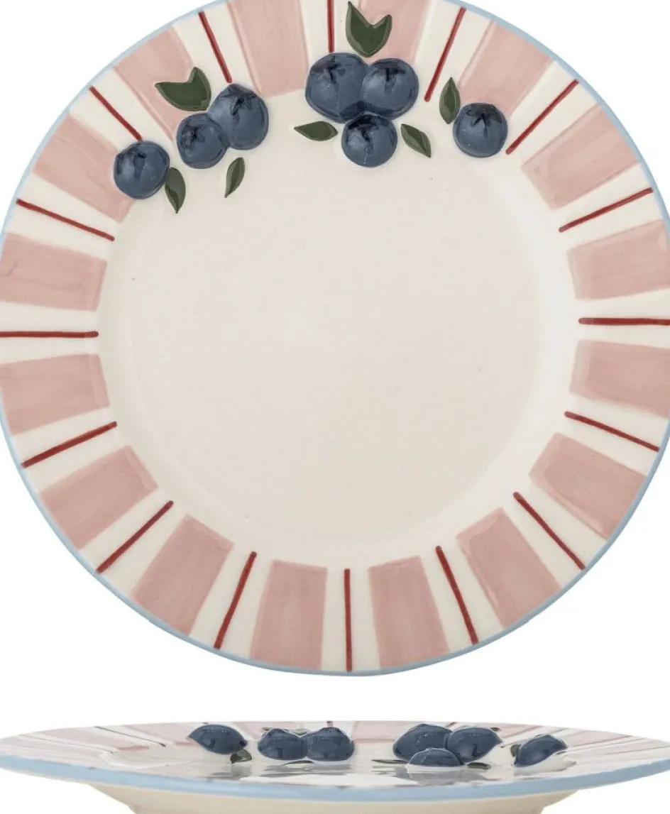 Discount Bloomingville Carry Tallerken 4 stk. 20,5 cm, Rosa