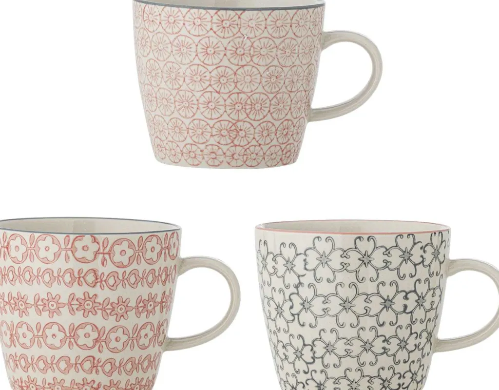 Bloomingville Krus > Cécile Krus 3 stk. 38 cl, Multi