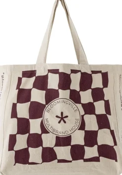 Bloomingville Tasker Og Muleposer|Tasker Og Muleposer > Check Mulepose 40x46 cm, Rød