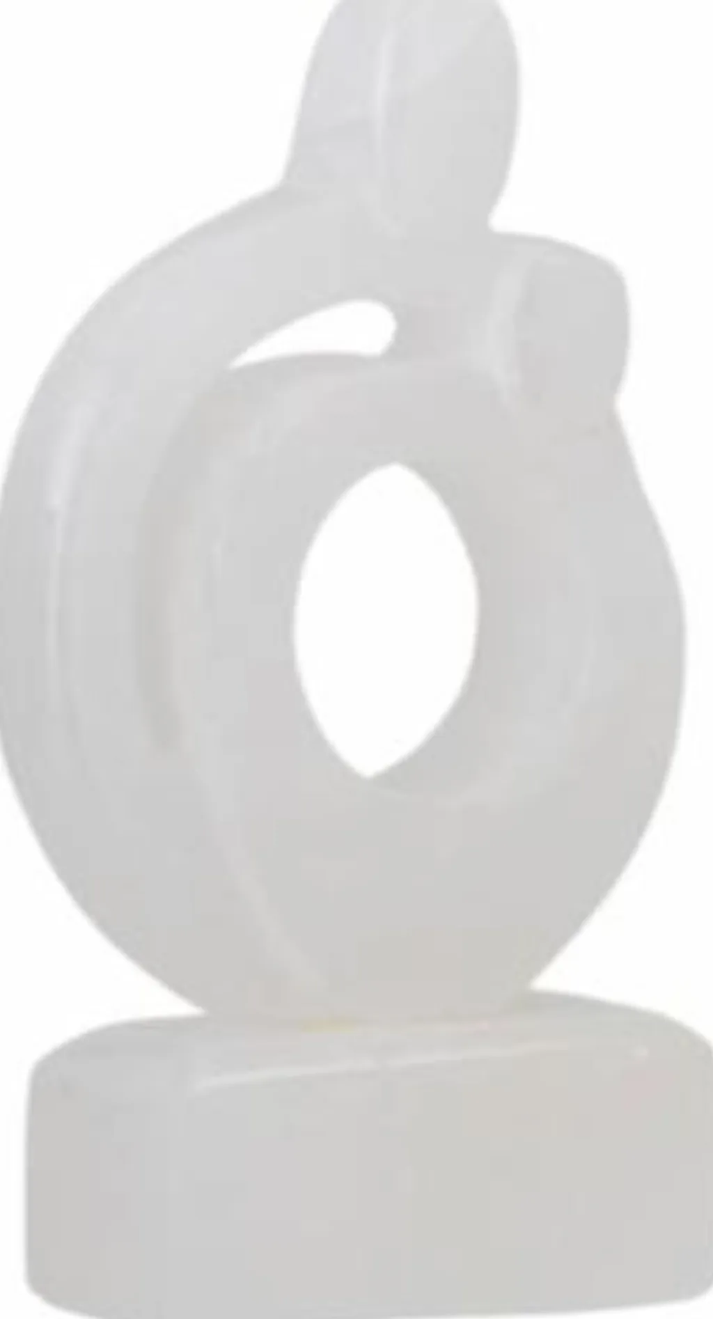 Outlet Cise Dekoration 16 cm, Hvid Stue|Skulpturer