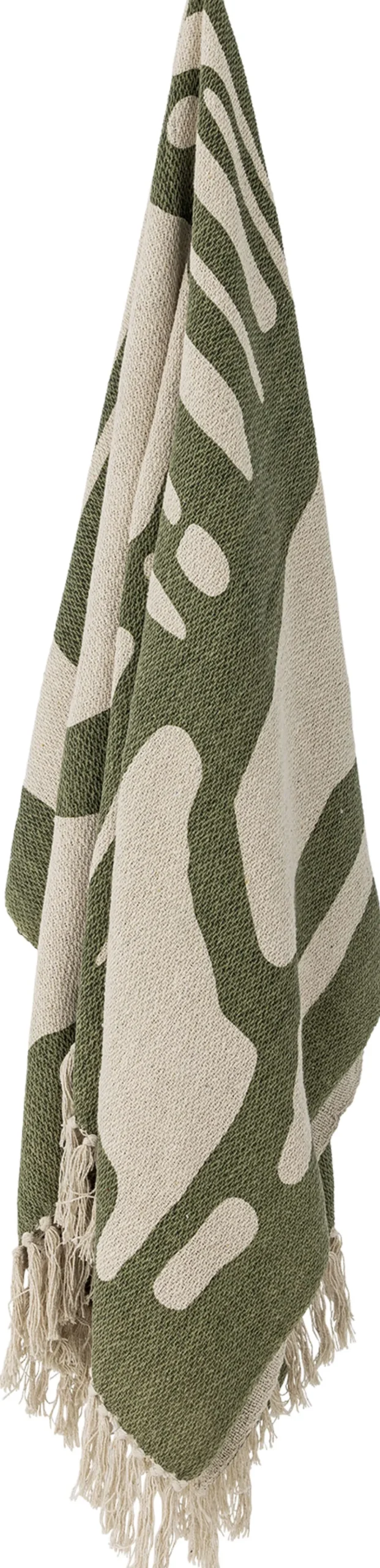 Hot Bloomingville Dalmine Plaid 130x160 cm, Grøn