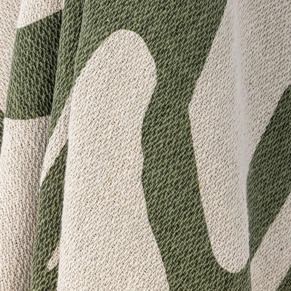 Hot Bloomingville Dalmine Plaid 130x160 cm, Grøn