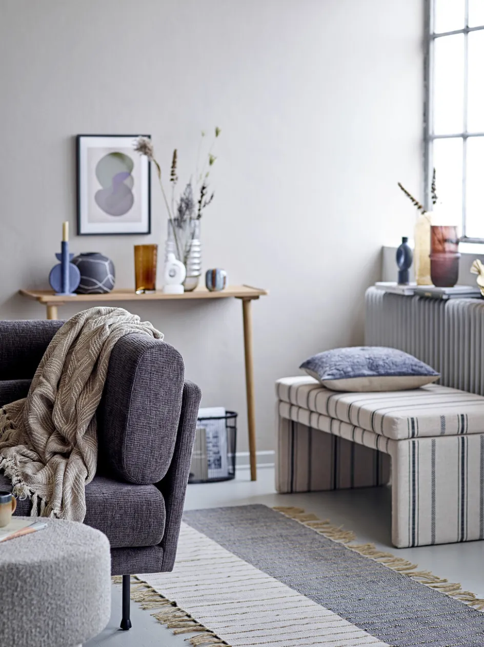 Outlet Bloomingville Dardo Vase H20 cm, Blå