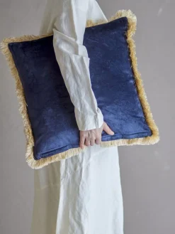 New Eydis Pude 45x45 cm, Blå Puder Og Betræk