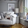 Bloomingville Lamper Til Kontoret|Lamper Til Soveværelset > Fabiola Bordlampe H51 cm, Blå