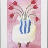 Bloomingville Florentina Illustration m. Ramme 72x52 cm, Sort