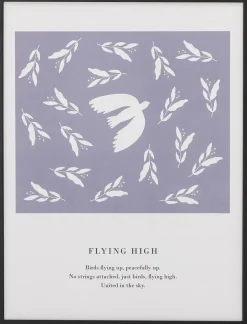 Online Flye Illustration m. Ramme 42x32 cm, Sort Stue|Vægdekorationer Og Plakater