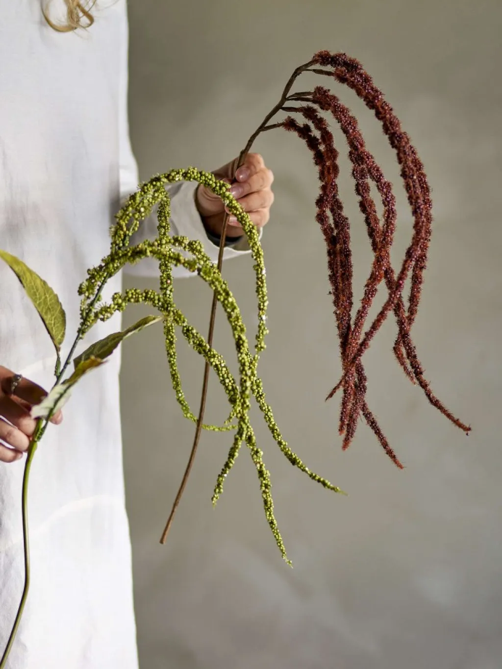 Hot Foxtail Kunstig Stilk 91 cm, Brun Stue