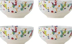 Clearance Bloomingville Freckles Skål 4 stk. Ø11,5 cm, Rød