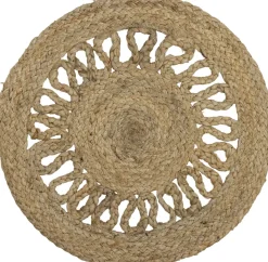 Discount Bloomingville Garcia Dækkeserviet Ø38 cm, Natur