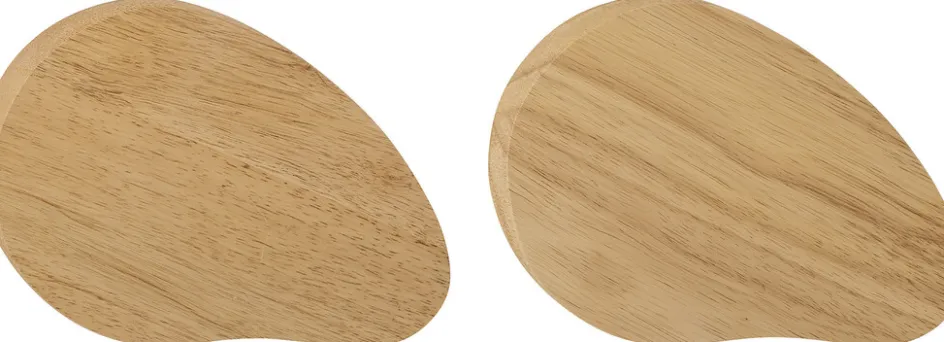 Clearance Bloomingville Gong Skærebræt 2 stk. 23,5 cm, Gummitræ