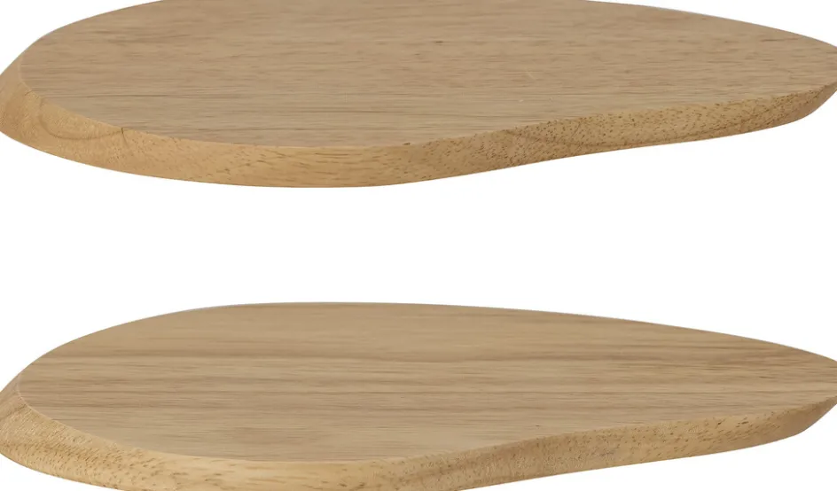 Clearance Bloomingville Gong Skærebræt 2 stk. 23,5 cm, Gummitræ