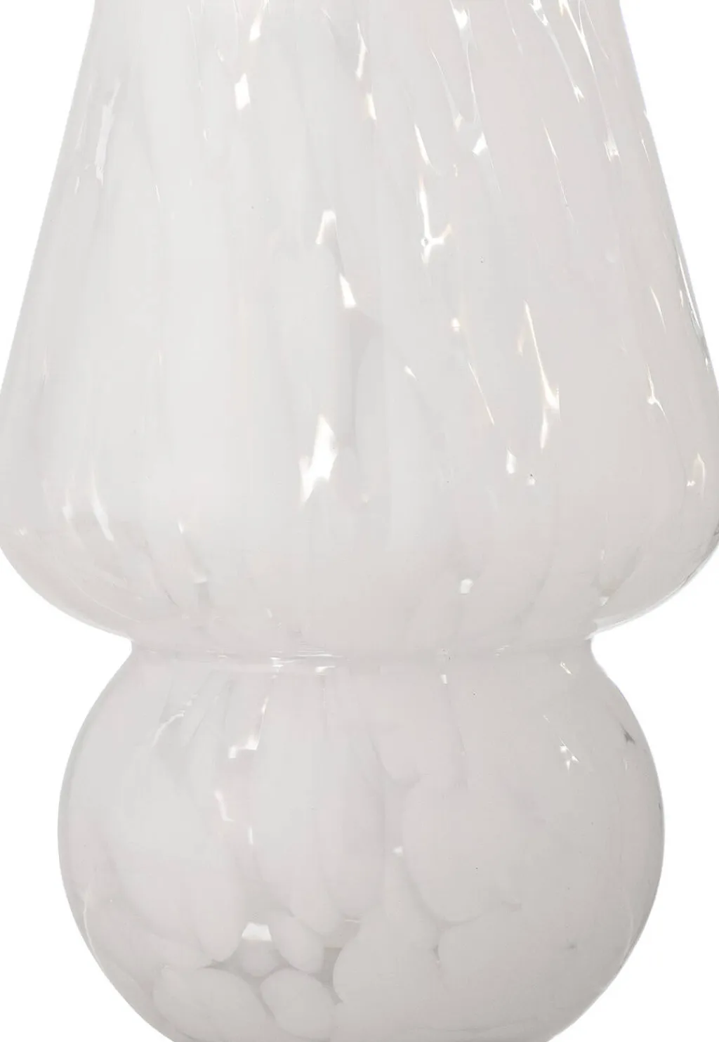 Halim Vase H18,5 cm, Hvid Stue|Vaser