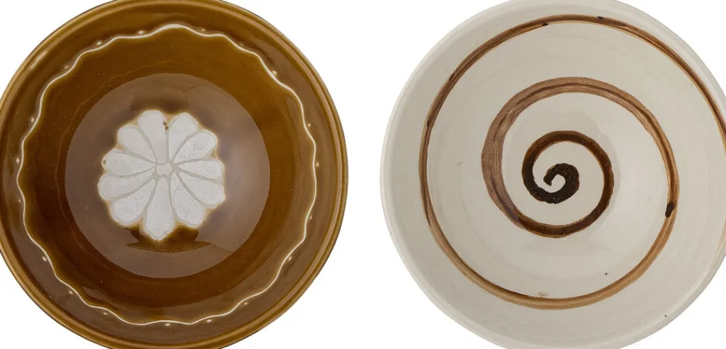 Bloomingville Skåle|Spisestue > Heikki Skål 2 stk. Ø12 cm, Brun