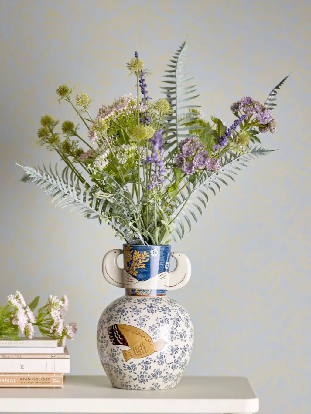 New Hezha Vase 23,5 cm, Blå Stue|Vaser
