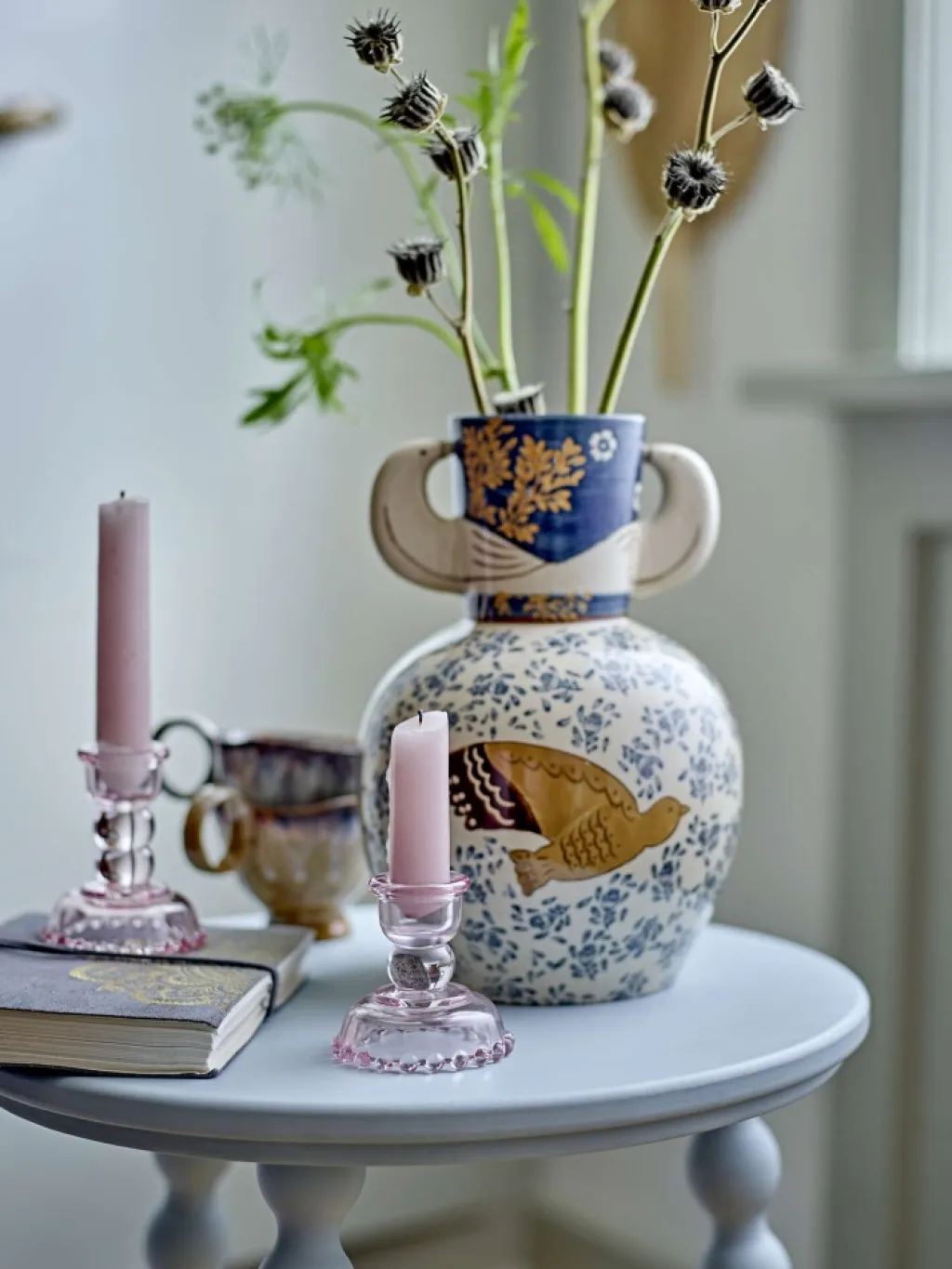 New Hezha Vase 23,5 cm, Blå Stue|Vaser