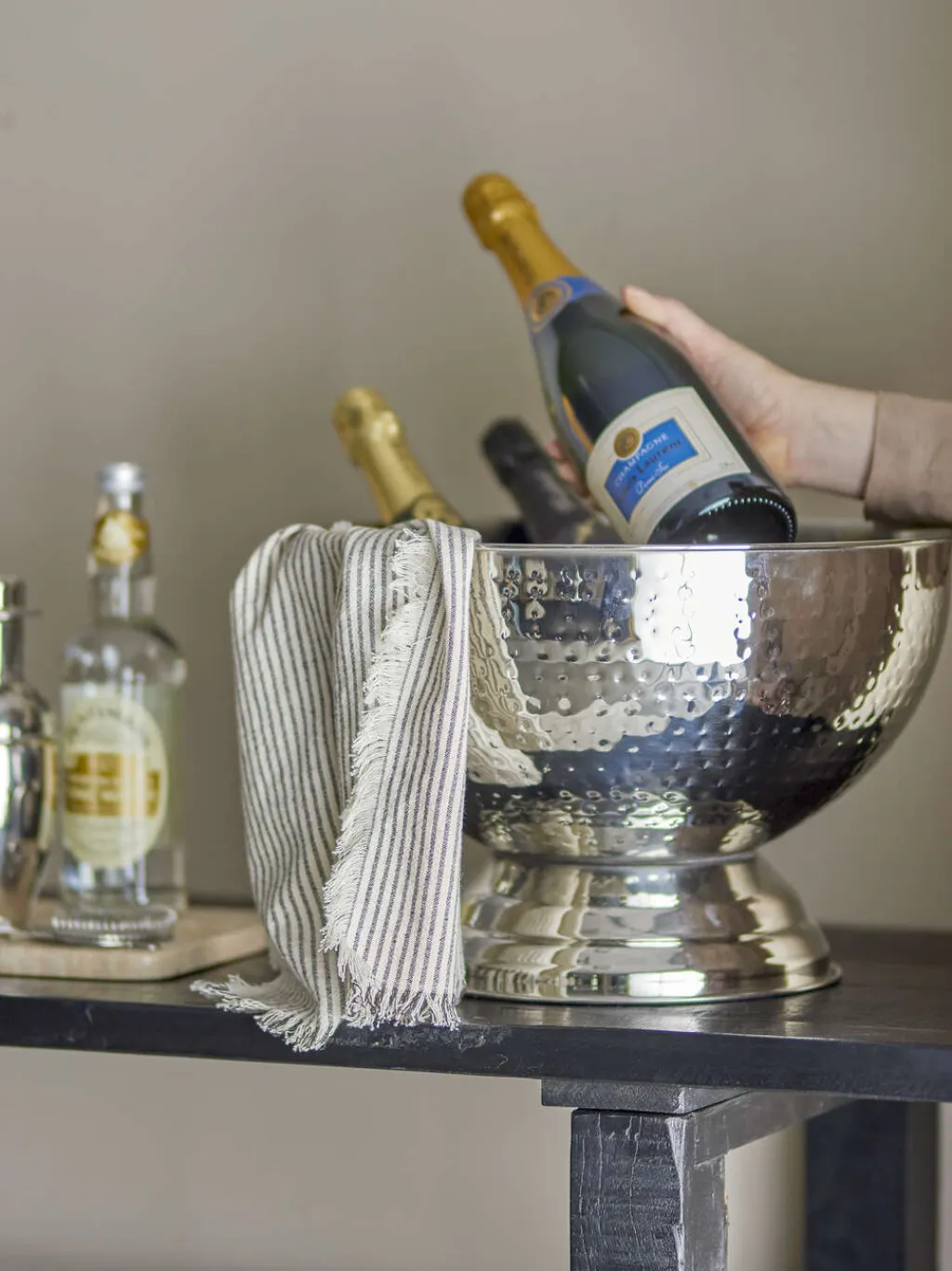 Bloomingville Champagne- Og Vinkølere > Kaluka Champagnekøler Ø37 cm, Rustfrit Stål