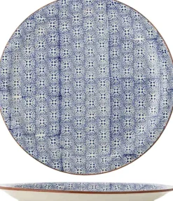 Bloomingville Fade > Karine Serveringsfad Ø35 cm, Blå