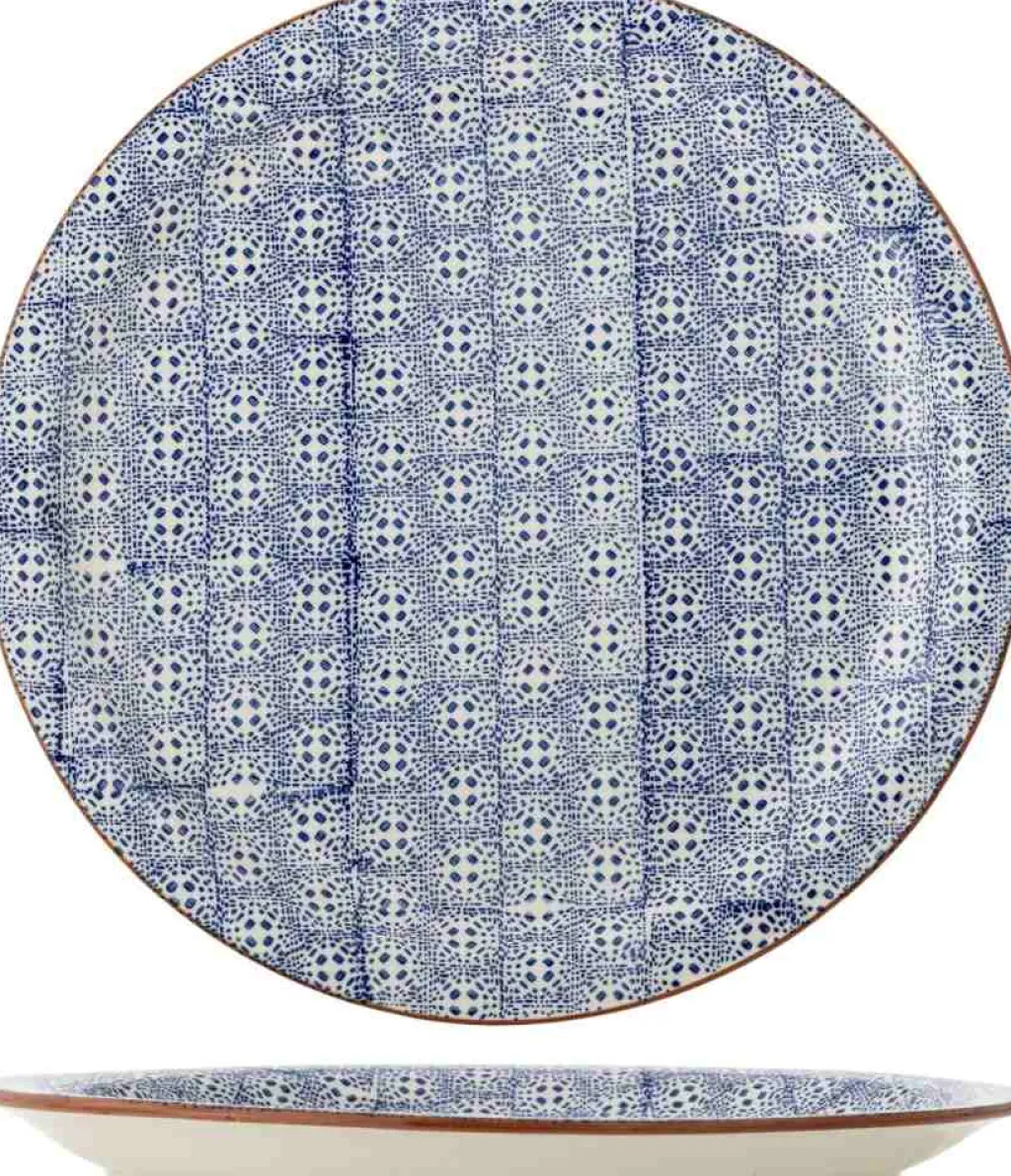 Bloomingville Fade > Karine Serveringsfad Ø35 cm, Blå