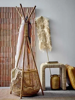 New Bloomingville Kien Taburet H45 cm, Vandhyacint