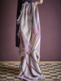 Clearance Bloomingville Lane Plaid 130x160 cm, Brun