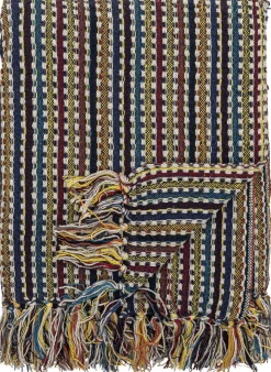 Discount Bloomingville Lazzario Plaid 130x160 cm, Blå