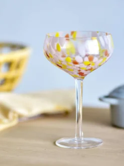 Outlet Bloomingville Lilya Cocktailglas 29,5 cl, Rosa