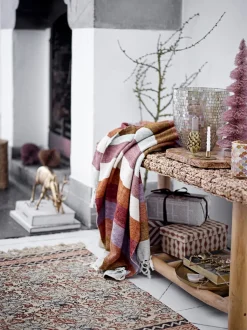 Bloomingville Uderum|Plaider Og Tæpper > Lucilla Plaid 125x150 cm, Lilla