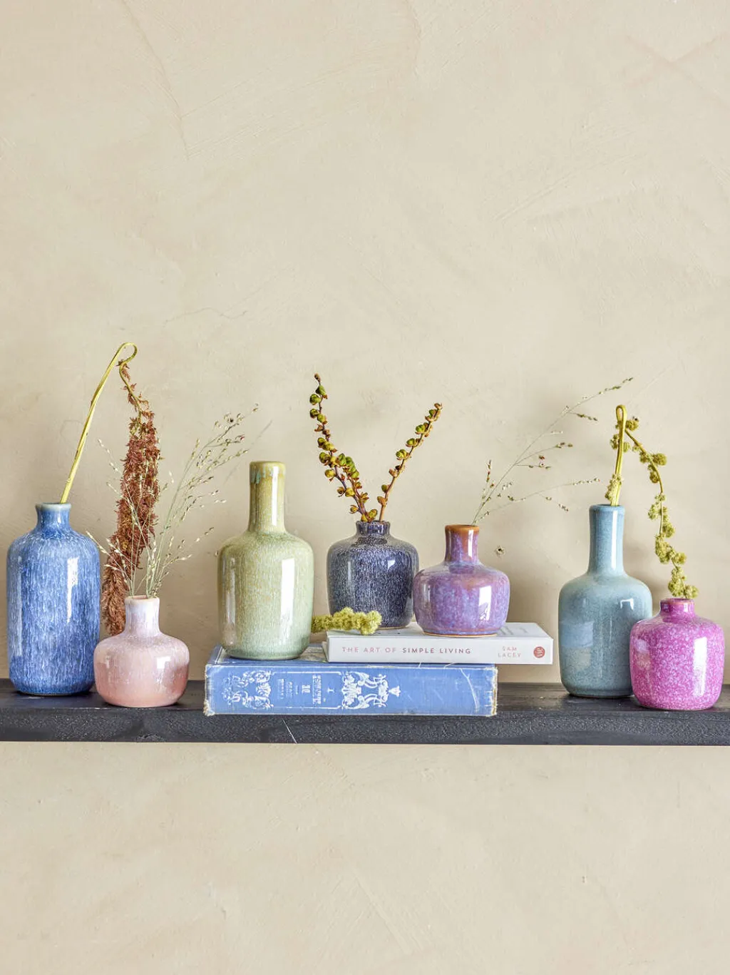 Maien Vase 7 stk. H14 cm, Grøn Stue|Vaser