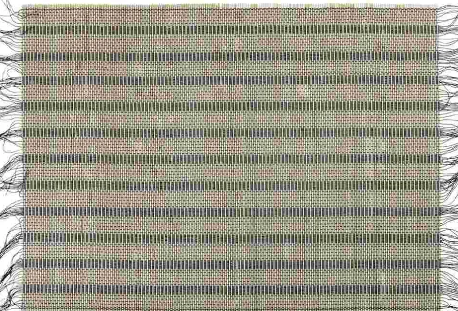 Outlet Bloomingville Mendo Dækkeserviet 4 stk. 45x45 cm, Sort