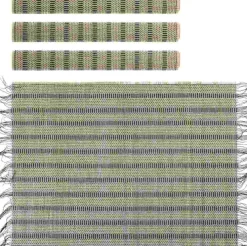 Outlet Bloomingville Mendo Dækkeserviet 4 stk. 45x45 cm, Sort