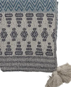 Discount Bloomingville Milas Plaid 130x160, Genanvendt Bomuld