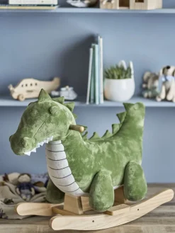 Hot Bloomingville mini Arnie Gyngekrokodille 70 cm, Grøn