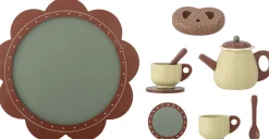 New Bloomingville mini Bette Legetøjskøkkensæt 9 Dele, Brun