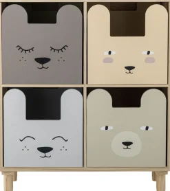 Clearance Bloomingville mini Calle Bogreol m. Skuffer 63x55 cm, Multi