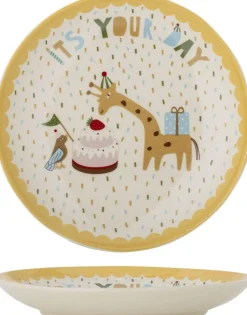 Clearance Celebrate Tallerken 16 cm, Gul Børn Børnetallerkener|Børnetallerkener