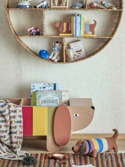 New Charlie Bogkasse 108x37 cm, Brun Børn Opbevaring Til Børneværelset|Børneværelse