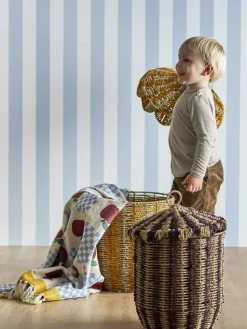 Clearance Creative Collection Bloomingville Mini Cikkeline Kurv m. Låg 2 stk, Multi