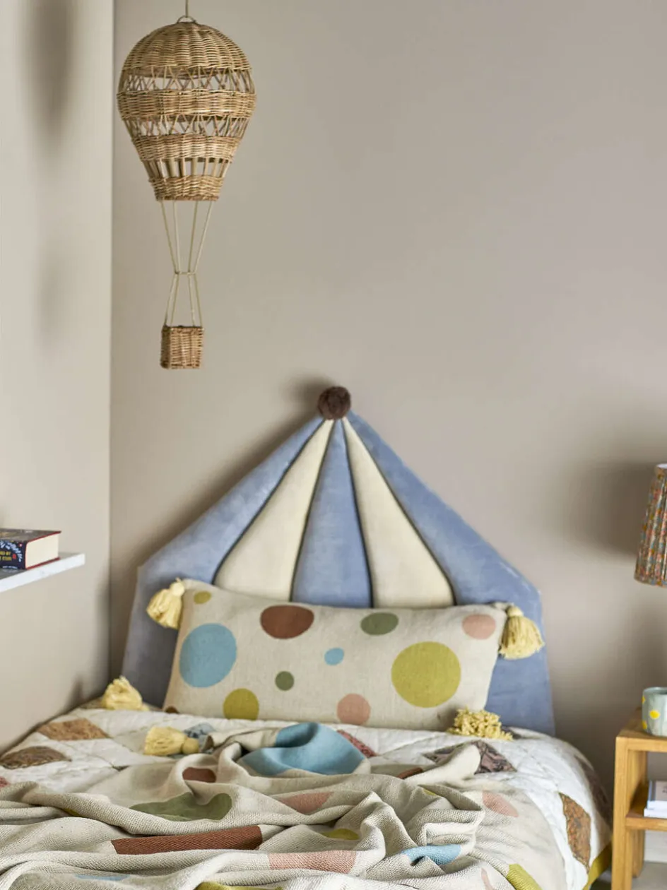 New Bloomingville mini Clennie Plaid 130x160 cm, Natur
