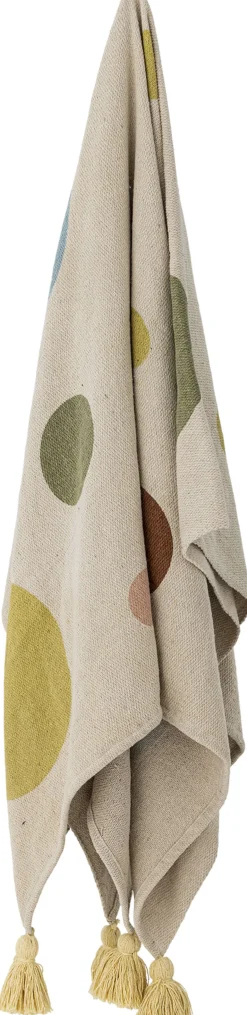 New Bloomingville mini Clennie Plaid 130x160 cm, Natur
