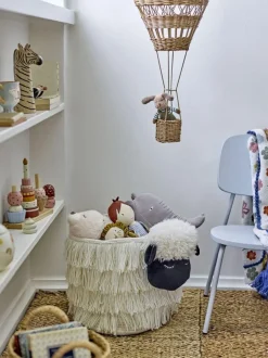 Børn Bloomingville mini Opbevaring Til Børneværelset|Børneværelse > Dolly Kurv H30 cm, Hvid