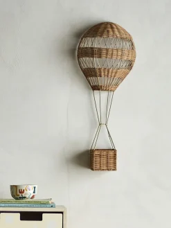 Huggi Vægkurv 23x62 cm, Rattan Børn Opbevaring Til Børneværelset|Børneværelse