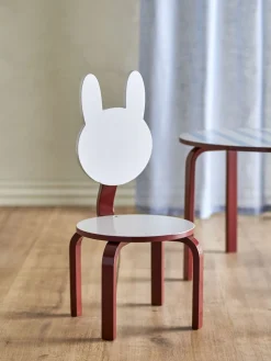 Børn Bloomingville mini Møbler Til Børneværelset|Børnemøbler > Liova Stol, Hvid/Rød