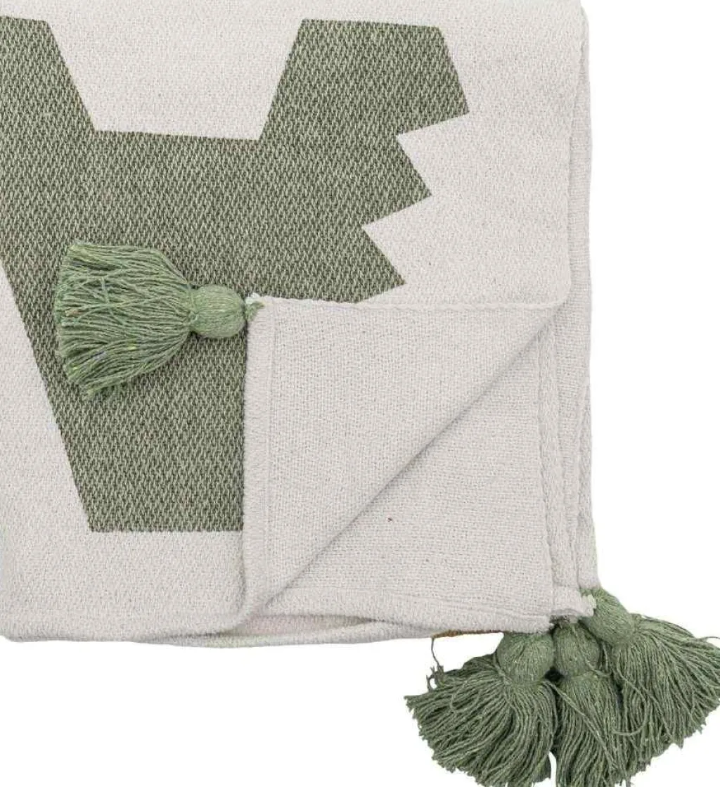 Børn Bloomingville mini Plaider Til Børneværelset|Plaider Til Børneværelset > Memmo Plaid 130x160 cm, Natur