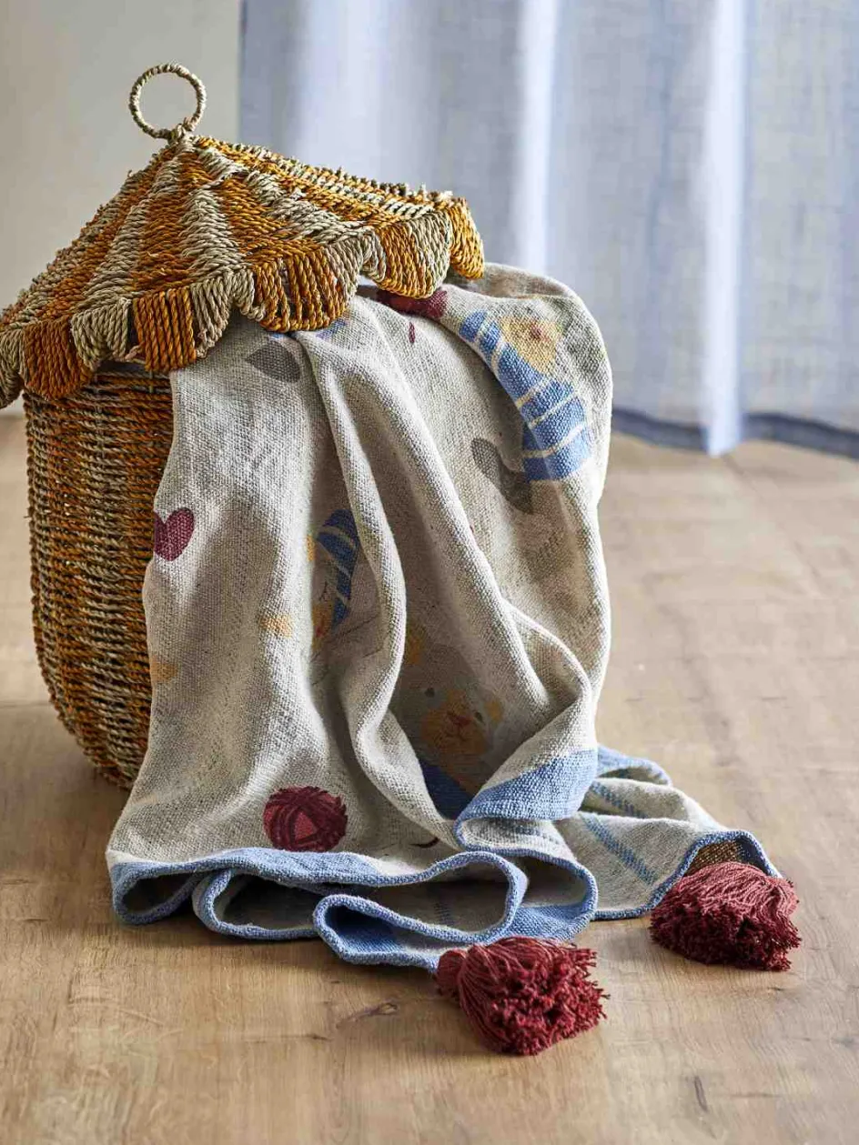 Bloomingville mini Mille Plaid 130x160 cm, Multi