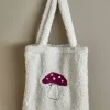 Best Mushroom Taske 35x40 cm, Hvid Børn Tasker Og Muleposer|Tasker Og Muleposer