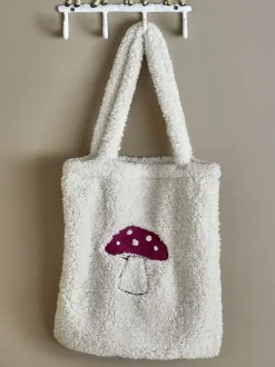 Best Mushroom Taske 35x40 cm, Hvid Børn Tasker Og Muleposer|Tasker Og Muleposer