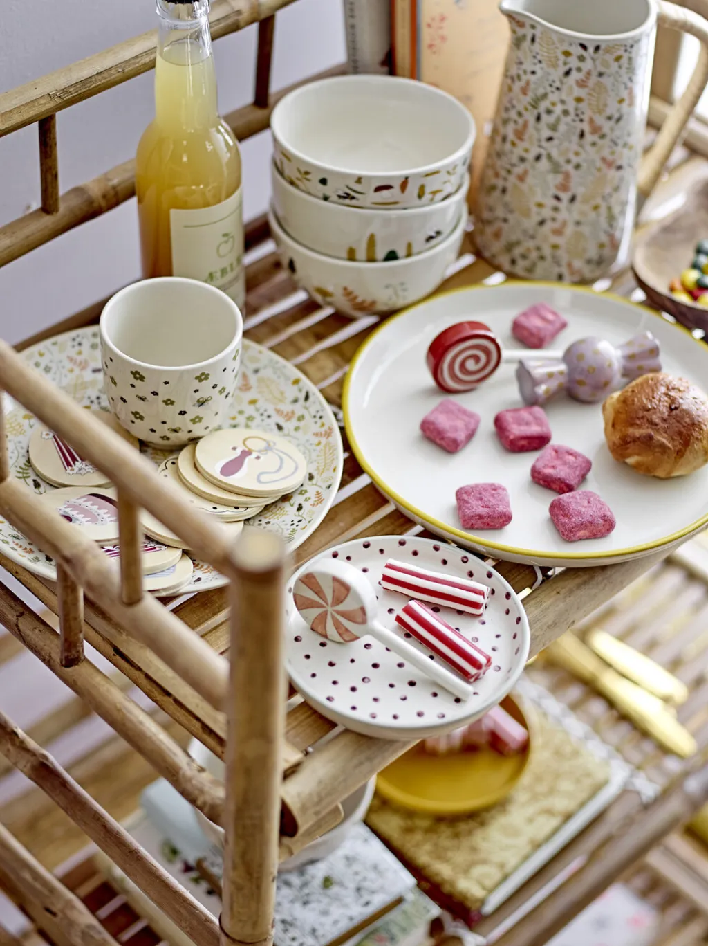 Børn Bloomingville mini Serveringsbakker|Stue > Mylie Bakke Ø23 cm, Natur